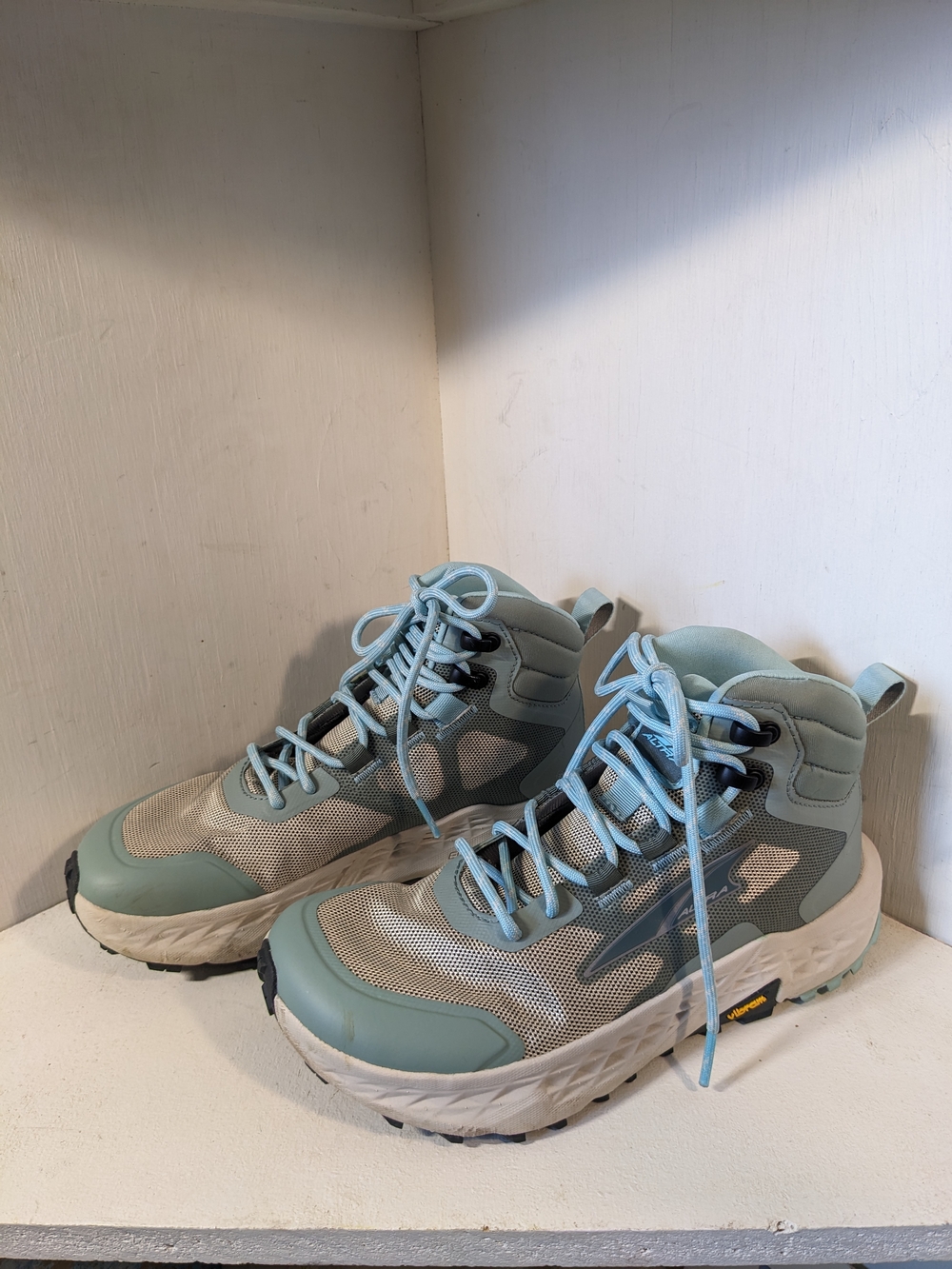 Altra Women's Light Blue Mesh Trail Sneakers - Picture 3 of 9